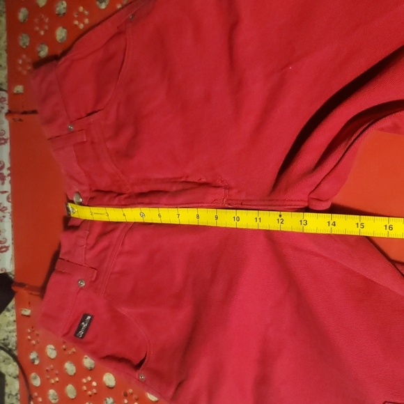 VTG Wrangler Silver Lake red bareback jeans 11/12 x 34 (have been hemmed) - Picture 12 of 12
